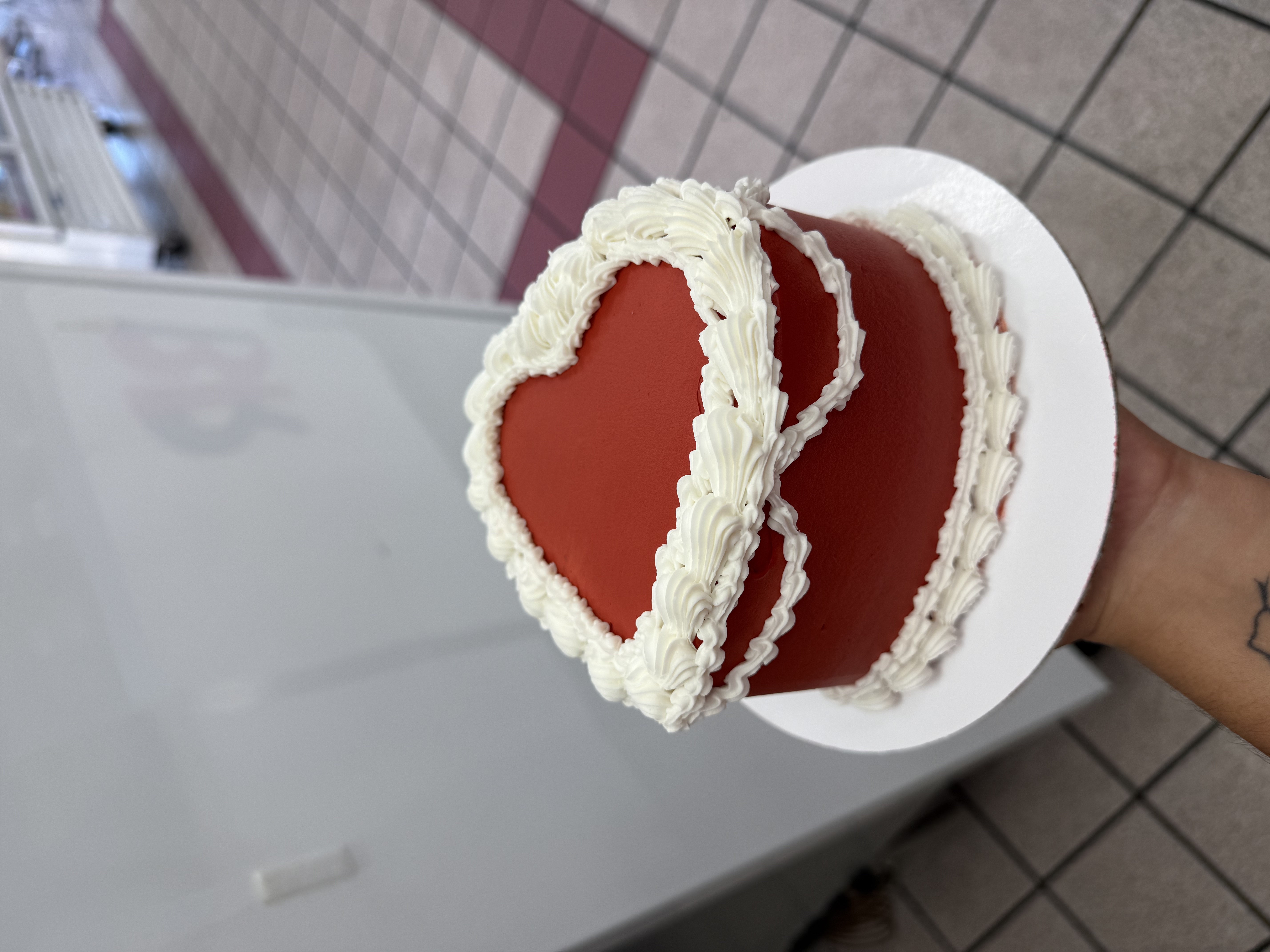 Vintage Heart Cakes